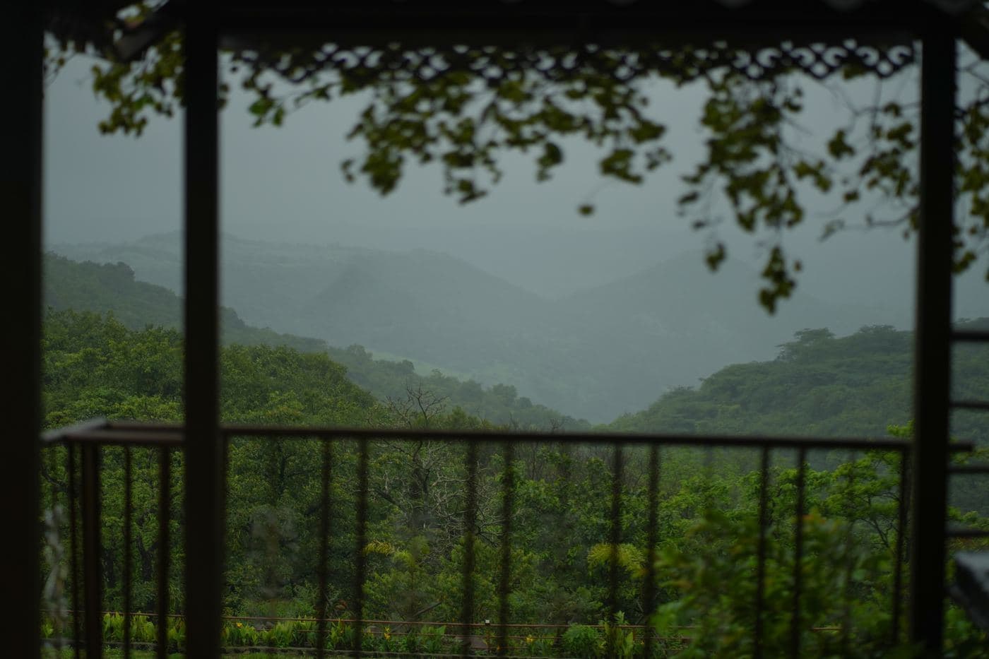 Monsoon mist across the valley